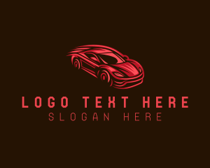 Dealership - Race Car Drift logo design
