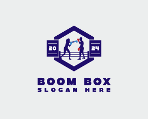 Boxing Sparring Training logo design