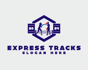 Boxing Sparring Training logo design
