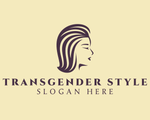 Beautiful Lady Hair Styling logo design