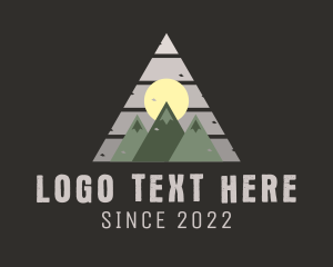 Exploration - Mountain Peak Adventure logo design