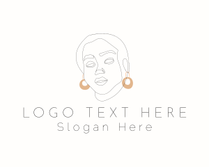 Earrings - Female Fashion Jewelry logo design