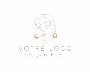 Woman - Female Fashion Jewelry logo design