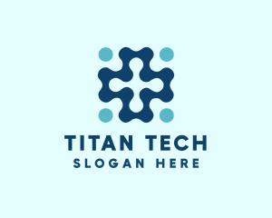 Digital Tech Cross logo design