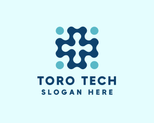 Digital Tech Cross logo design