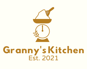 Kitchen Weighing Scale logo design