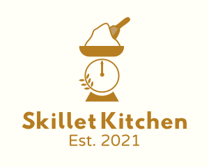 Kitchen Weighing Scale logo design