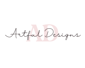 Feminine Fashion Designer logo design