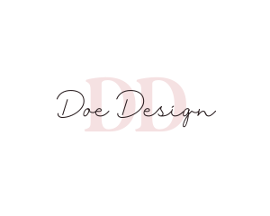 Feminine Fashion Designer logo design