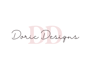 Feminine Fashion Designer logo design