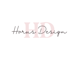 Feminine Fashion Designer logo design