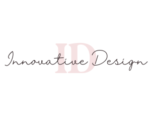 Feminine Fashion Designer logo design