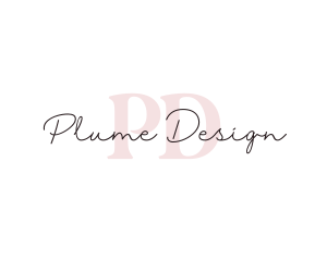 Feminine Fashion Designer logo design