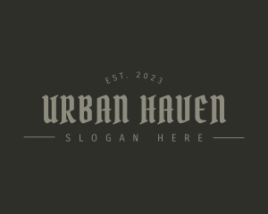 Gothic Urban Business logo design