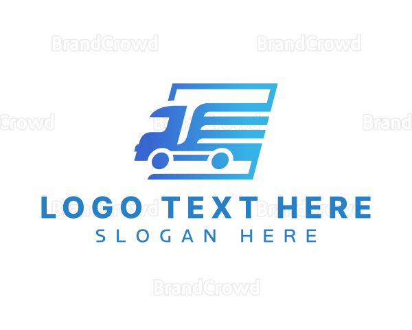 Trucking Delivery Cargo Logo