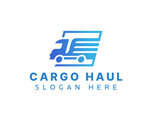 Trucking Delivery Cargo logo design