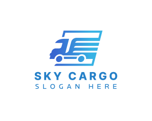 Trucking Delivery Cargo logo design