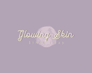 Beauty Skincare Watercolor logo design