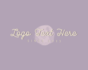 Beauty Skincare Wordmark Logo