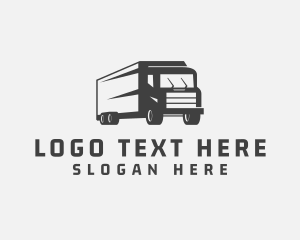 Highway - Truck Cargo Mover logo design