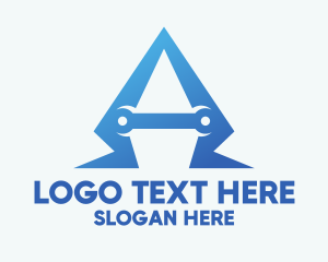 Repair Service - Repair Letter A logo design