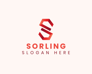 Creative Digital Letter S logo design