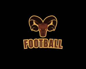 Ram Animal Horn Logo