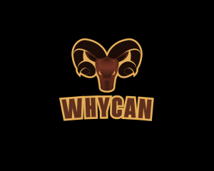 Ram Animal Horn Logo