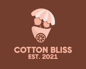 Cotton Candy Cart logo design