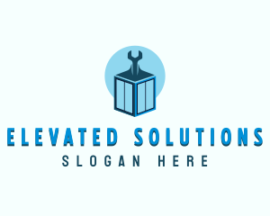 Elevator Repair Wrench logo design