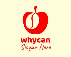 Apple Coffee Bean Logo