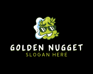 Nugget - Marijuana Bud Cannabis logo design