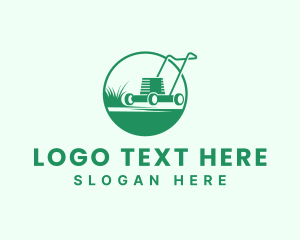 Landscape - Garden Equipment Lawn Mower logo design