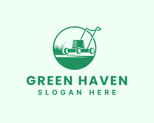 Garden Equipment Lawn Mower logo design