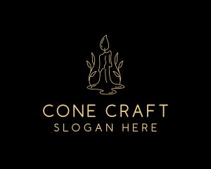 Scented Wax Candle logo design