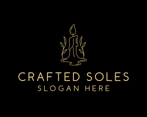 Scented Wax Candle logo design