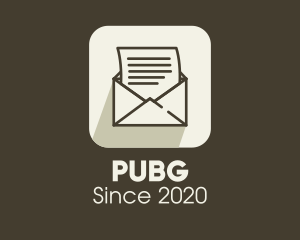 Note - Mail App Icon logo design