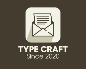 Mail App Icon logo design