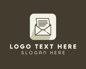 Mail App Icon logo design