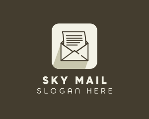 Mail App Icon logo design