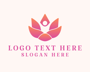 Balance - Relaxing Flower Spa logo design