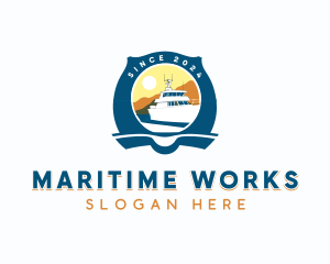 Sailing Ship Cruise logo design