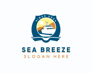 Sailing Ship Cruise logo design