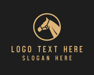 Equine - Equine Horse Jockey logo design