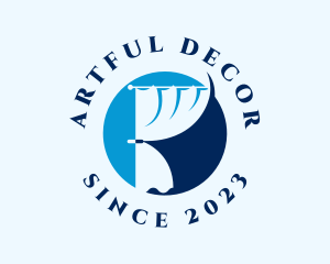 Decor - Home Decor Curtain logo design