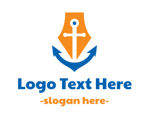 Education - Maritime Ocean Anchor logo design