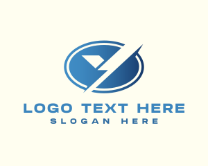 Futuristic Digital Technology Letter Y Logo