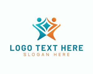 Goal - Charity People Leadership logo design