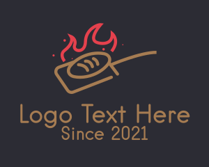 Loaf Of Bread - Oven Bake Loaf logo design