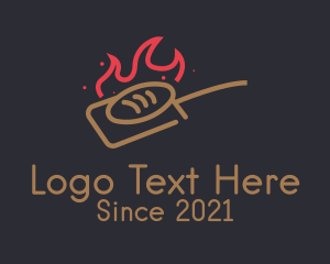 French Bread - Oven Bake Loaf logo design